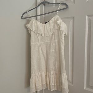 ZARA OPENWORK EMBROIDERED DRESS